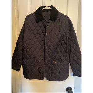 Navy Quilted Barbour Jacket